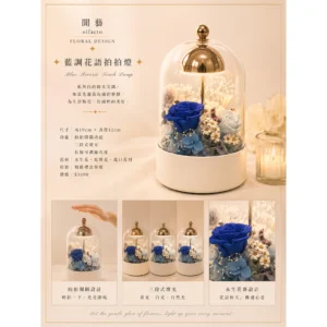 藍調花語拍拍燈/永生擴香花